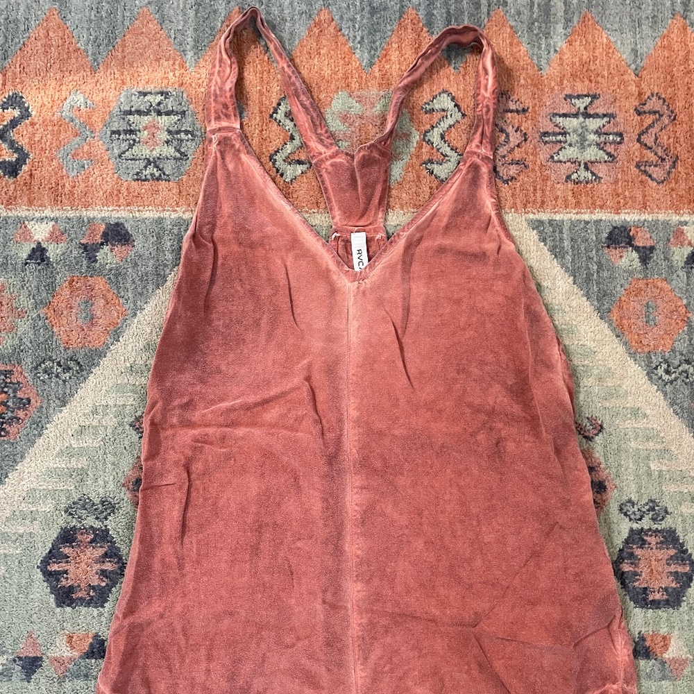 Rvca burnt orange romper
